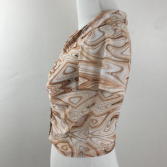 Elodie Button Up Short Sleeve Top s - Picture 4 of 10